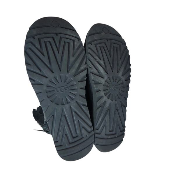 UGG Mini Bailey Suede and Shearling Boots Women's Size 9 - Picture 10 of 10